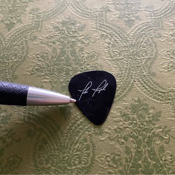 John Joseph Engraved Autographed Guitar Pick (FLAW: HAS A CRACK) COLLECTIBLE - Picture 3 of 4